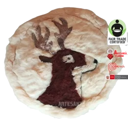 Dear Head Alpaca Peru Alfombra para colgar en la